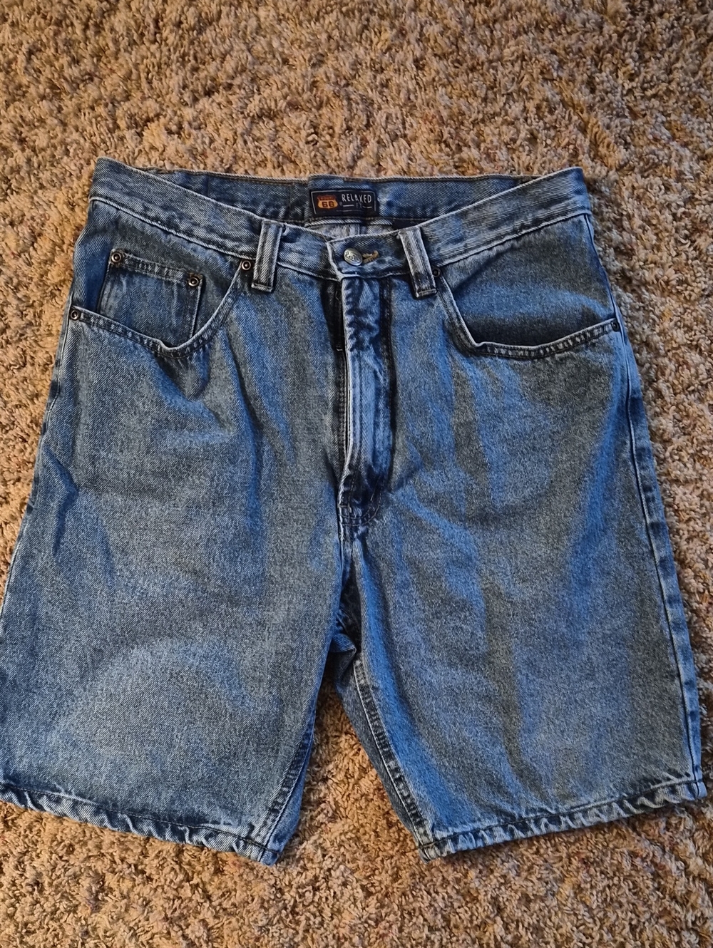 Route 66 Men's Denim Shorts - Light Blue Wash